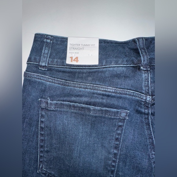 Lane Bryant Women’s 14 Straight Leg Jeans NWT Flex Magic Waistband High Rise - Picture 8 of 9